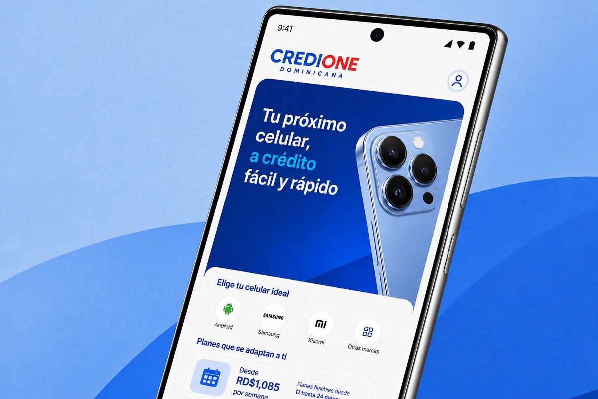La app de CrediOne para elegir tu celular a crédito