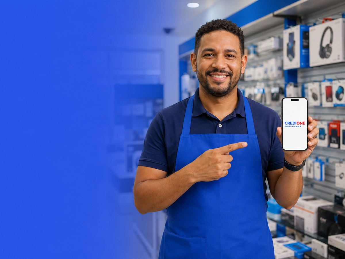 Comerciante aliado de CrediOne en su tienda